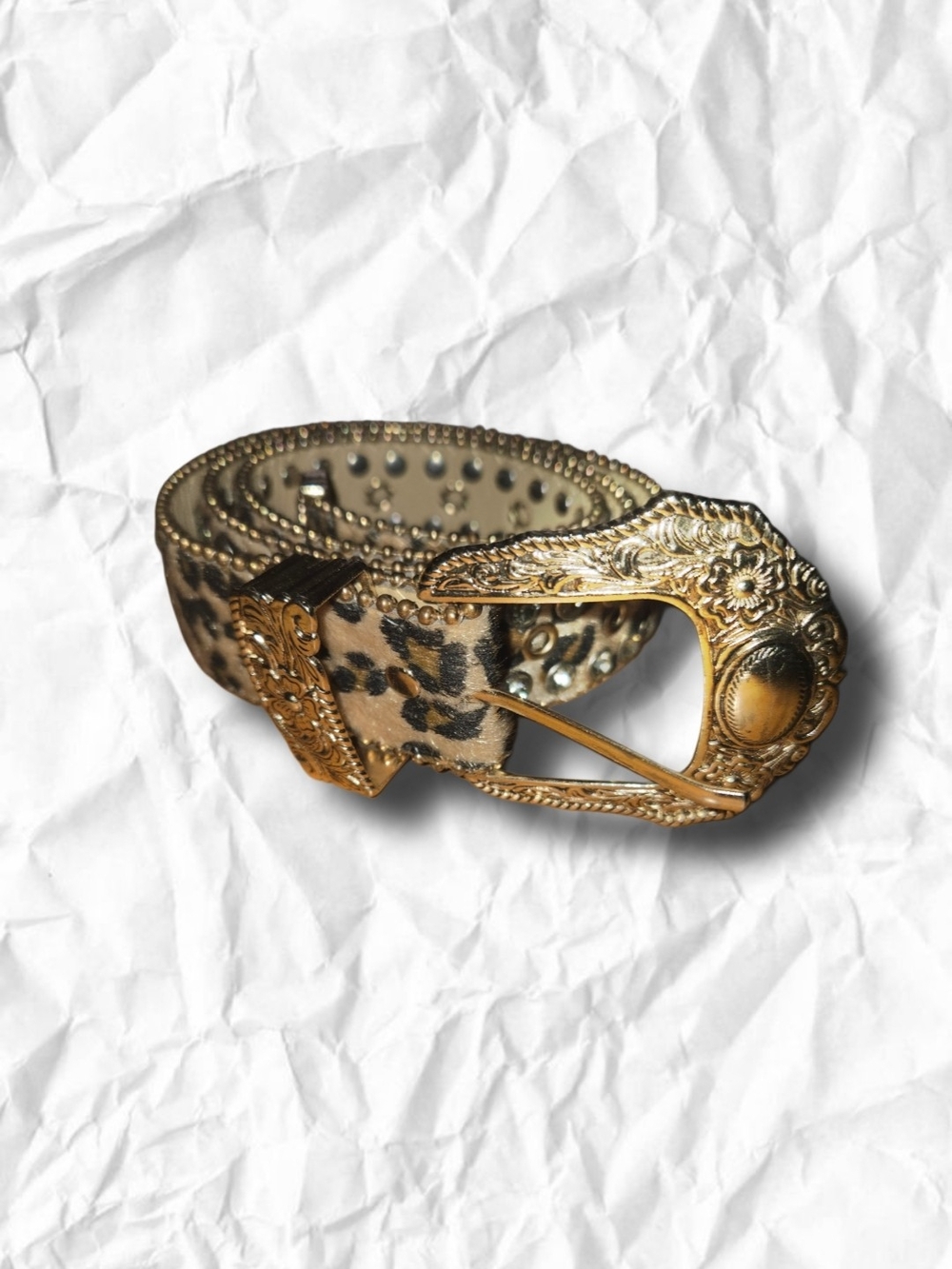 Cheetah Print BB blingy belt
